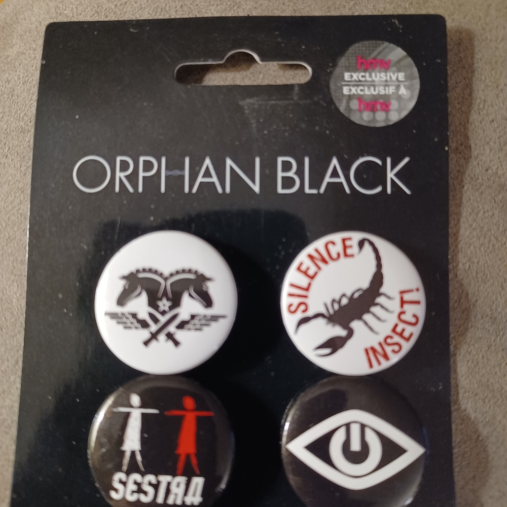 Orphan Black collector pins